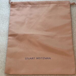 pale pink Stuart Weitzman dust bag dustbag